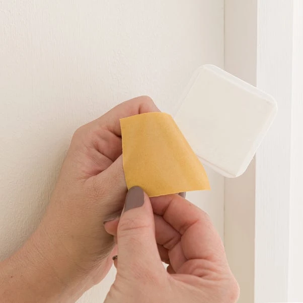 Easy Stick White Roller Blind Brackets 4 Easy Stick White Roller Blind Brackets - Image 2