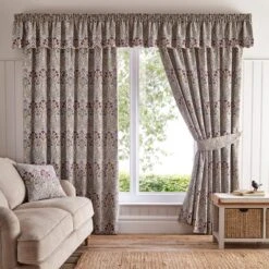 Lucetta Mauve Pelmet -Curtain Series 1000157588 alt01