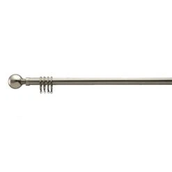 Ashton Fixed Metal Curtain Pole With Rings -Curtain Series 30079228