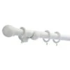 Venice Fixed Wooden Curtain Pole With Rings -Curtain Series 30111988