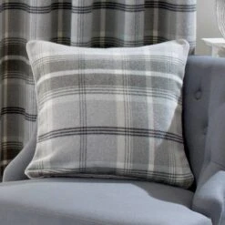 Highland Check Eyelet Curtains -Curtain Series 30151230 alt07