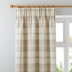 Highland Check Pencil Pleat Curtains -Curtain Series 30182835