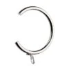 Pack Of 6 Unlined 28mm Bay Pole Passover Curtain Rings