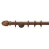 Oregon Acacia Fixed Wooden Curtain Pole With Rings 2 Oregon Acacia Fixed Wooden Curtain Pole With Rings -Curtain Series 30214475