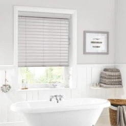 50mm Slats Limed White Venetian Blind -Curtain Series 30215322 alt03