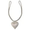 Beaded Heart Tieback -Curtain Series 30216083