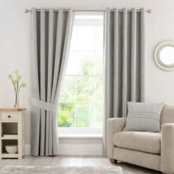 Chenille Eyelet Curtains 32 Chenille Eyelet Curtains -Curtain Series 30236379 alt01