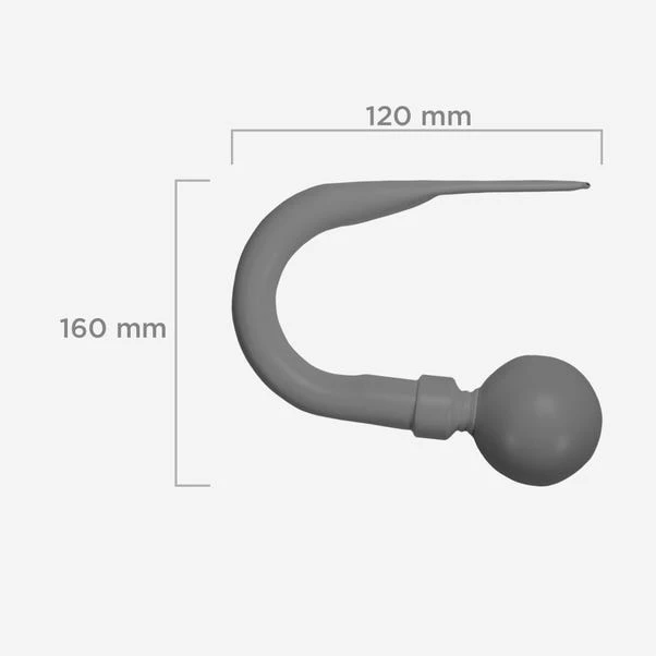 Ashton Metal Curtain Holdbacks 7 Ashton Metal Curtain Holdbacks - Image 5