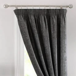 Chenille Thermal Pencil Pleat Door Curtains 23 Chenille Thermal Pencil Pleat Door Curtains -Curtain Series 30262194 alt01
