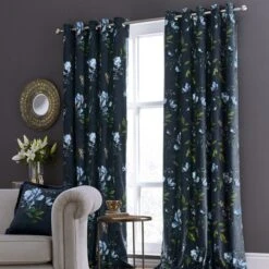 Charm Floral Eyelet Curtains -Curtain Series 30270777 alt01