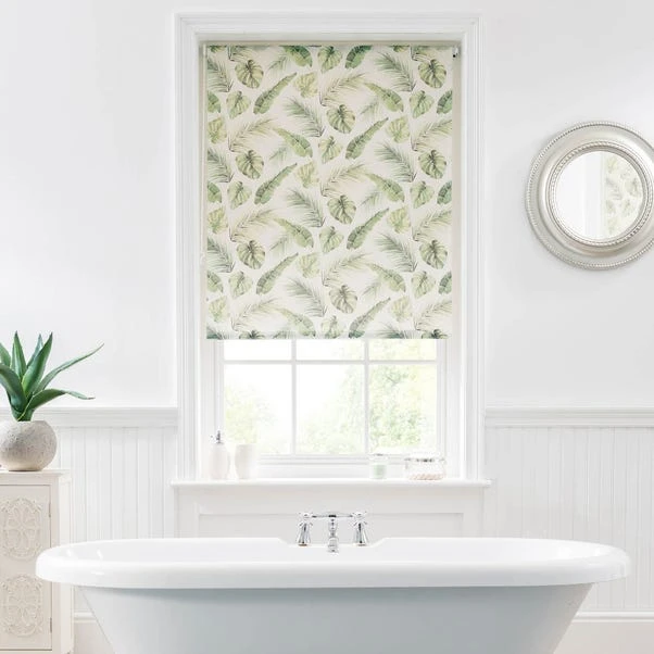 Voyager Green Leaf Moisture Resistant Daylight Roller Blind 3 Voyager Green Leaf Moisture Resistant Daylight Roller Blind
