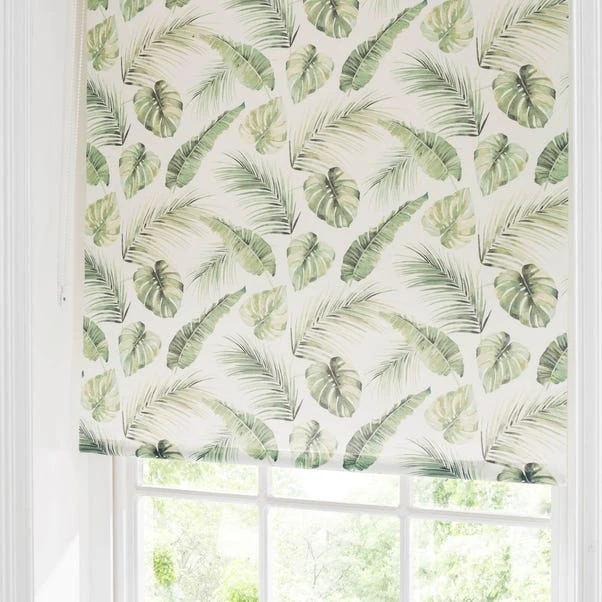 Voyager Green Leaf Moisture Resistant Daylight Roller Blind 6 Voyager Green Leaf Moisture Resistant Daylight Roller Blind - Image 4
