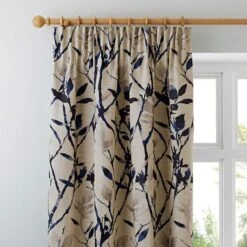 Zen Jacquard Pencil Pleat Curtains -Curtain Series 30563296