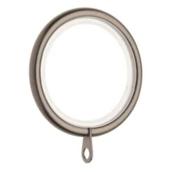 Pack Of 6 Ashton Metal Curtain Rings -Curtain Series 30566961