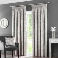 Romano Velour Pencil Pleat Curtains -Curtain Series 30620417 alt01