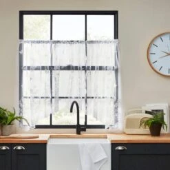 Secret Garden Slot Top Jardiniere Net Curtain 34 Secret Garden Slot Top Jardiniere Net Curtain -Curtain Series 30622699