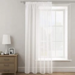 Sheer Elegance Tape Top Single Voile Panel -Curtain Series 30629974 alt01