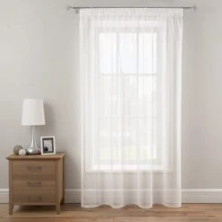 Sheer Elegance Tape Top Single Voile Panel -Curtain Series 30629974 alt04