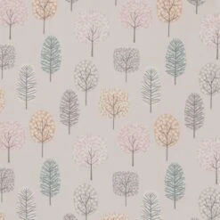 Sweet Trees Pink Blackout Roller Blind -Curtain Series 30646090 alt01