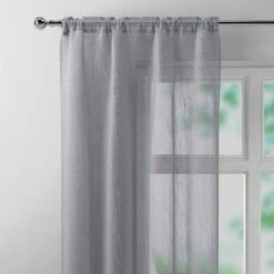 Crushed Slot Top Single Voile Panel -Curtain Series 30647675