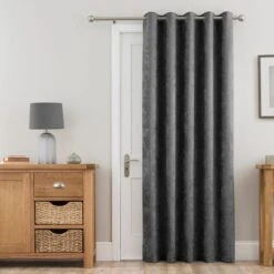 Chenille Thermal Eyelet Door Curtains -Curtain Series 30649588