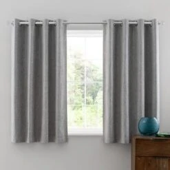 Oxford Chenille Eyelet Curtains -Curtain Series 30649650 alt05