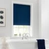 Navy Blackout Moisture Resistant Roller Blind -Curtain Series 30652025