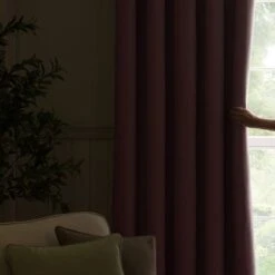 Luna Brushed Blackout Pencil Pleat Curtains -Curtain Series 30659889 alt07