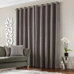 Abstract Chenille Eyelet Curtains -Curtain Series 30668135 alt04