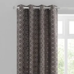 Chenille Ogee Eyelet Curtains 37 Chenille Ogee Eyelet Curtains -Curtain Series 30669008