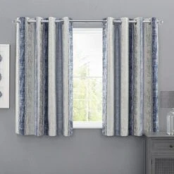 Sadie Stripe Eyelet Curtains -Curtain Series 30670251 alt05