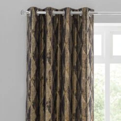 Luxor Metallic Eyelet Curtains -Curtain Series 30670281
