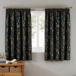 Betsy Chenille Jacquard Pencil Pleat Curtains -Curtain Series 30671951 alt05