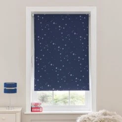 Glow In The Dark Stars Cordless Blackout Roller Blind -Curtain Series 30672563