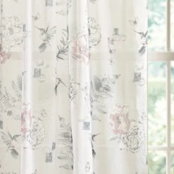 Heavenly Hummingbird Slot Top Single Voile Panel -Curtain Series 30672848 alt02