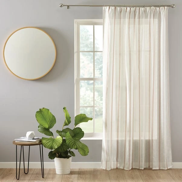 Boucle Stripe Tape Top Single Voile Panel 4 Boucle Stripe Tape Top Single Voile Panel - Image 2