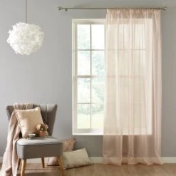 Sheer Elegance Tape Top Single Voile Panel -Curtain Series 30672869 alt01