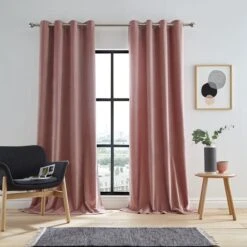 Peyton Velvet Eyelet Curtains -Curtain Series 30673109 alt01