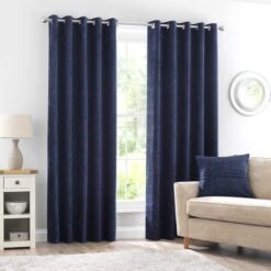 Chenille Eyelet Curtains 25 Chenille Eyelet Curtains -Curtain Series 30676964 alt01