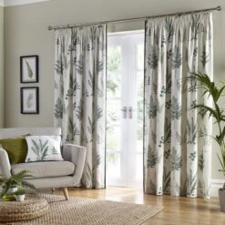 Fern Pencil Pleat Curtains -Curtain Series 30677758 alt03