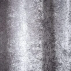 Crushed Velour Silver Eyelet Curtains -Curtain Series 30678202 alt02