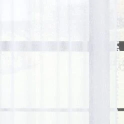 Textured Pom Pom Slot Top Single Voile Panel -Curtain Series 30687370 alt02