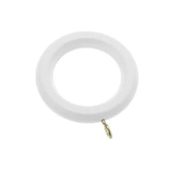 Ashton Fixed Wooden Curtain Pole With Rings -Curtain Series 30687674 alt03