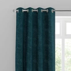 Chenille Geo Eyelet Curtains -Curtain Series 30687954