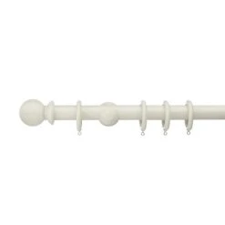 Swish Sherwood Fixed Wooden Curtain Pole With Rings -Curtain Series 30695530
