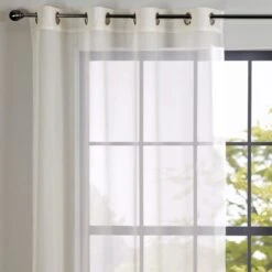 Sheer Elegance Eyelet Single Voile Panel -Curtain Series 30716592