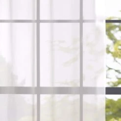 Sheer Elegance Eyelet Single Voile Panel -Curtain Series 30716593 alt02