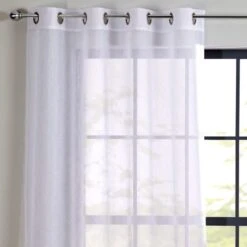 Crushed Eyelet Single Voile Panel -Curtain Series 30716601