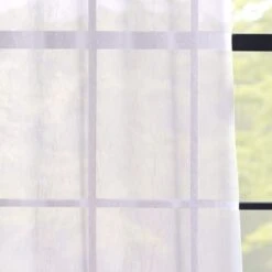 Crushed Eyelet Single Voile Panel -Curtain Series 30716601 alt02