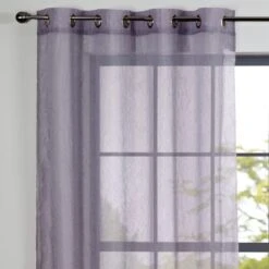 Crushed Eyelet Single Voile Panel -Curtain Series 30716603